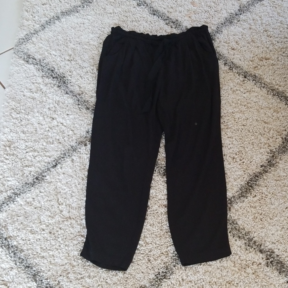 Jogger style black pants